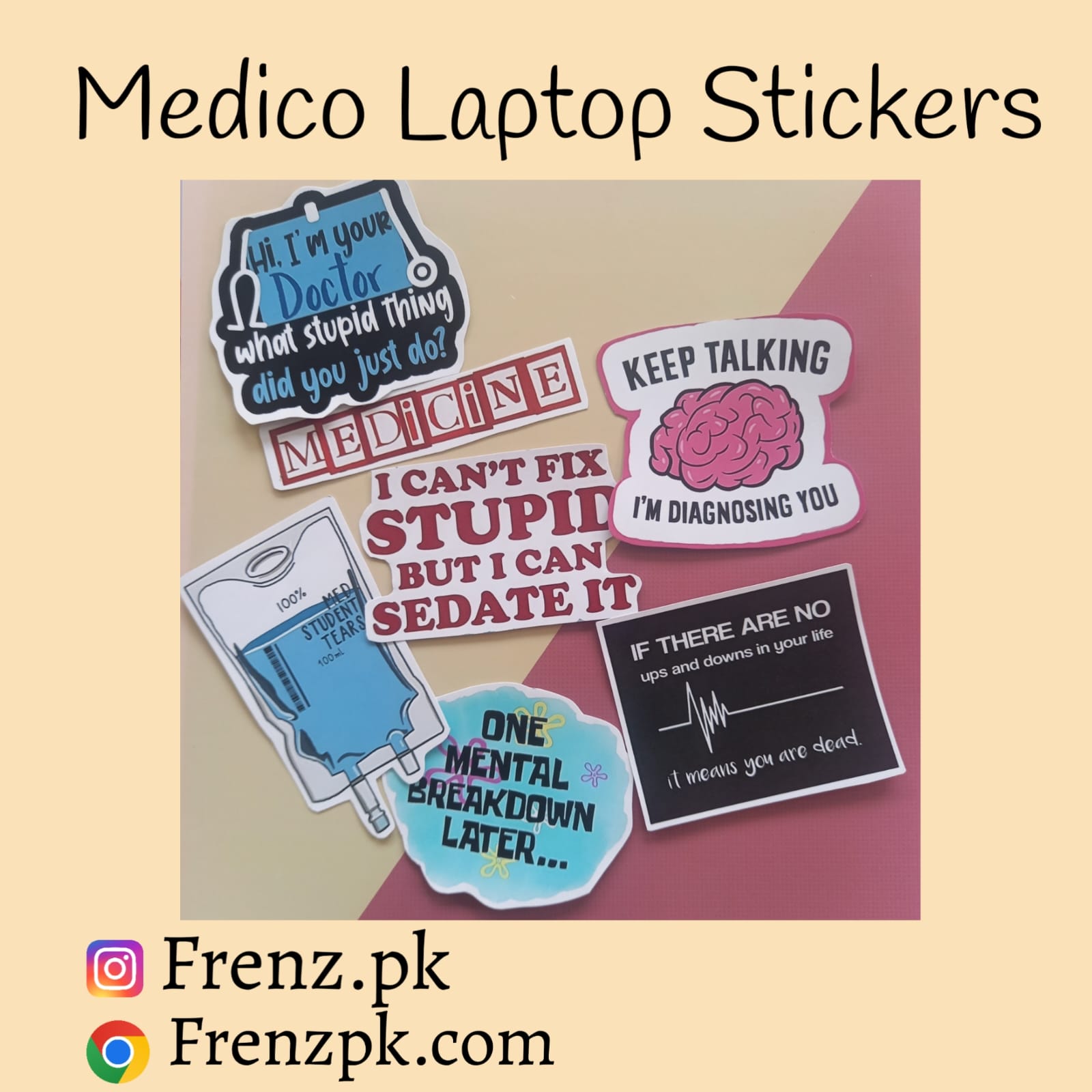 Medico Laptop Stickers